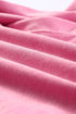 Lantern Sleeve Snap Button Placket Washed Pullover Casual Round Neck Sweatshirt